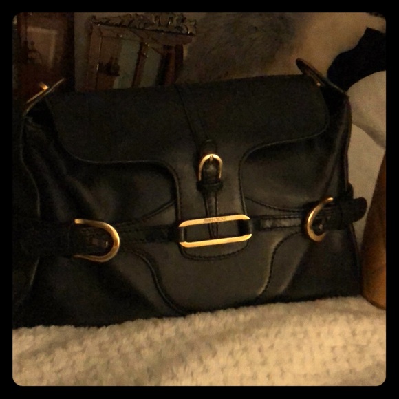 Jimmy Choo Handbags - Jimmy choo black and gold leather bag Jimmy Choo Handbags - Jimmy choo black and gold leather bag